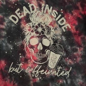 Tie-Dye Skull Graphic Tee